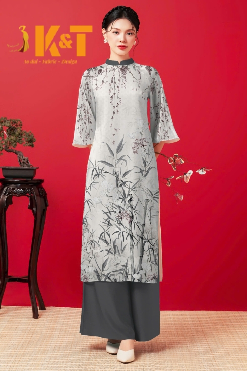 mẫu áo dài nữ KT13