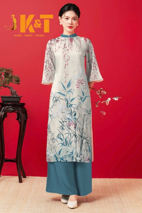 mẫu áo dài nữ KT16