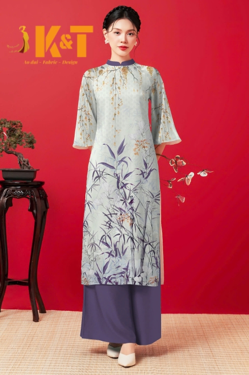mẫu áo dài nữ KT12