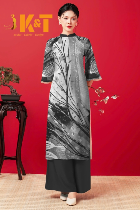 mẫu áo dài nữ KT19
