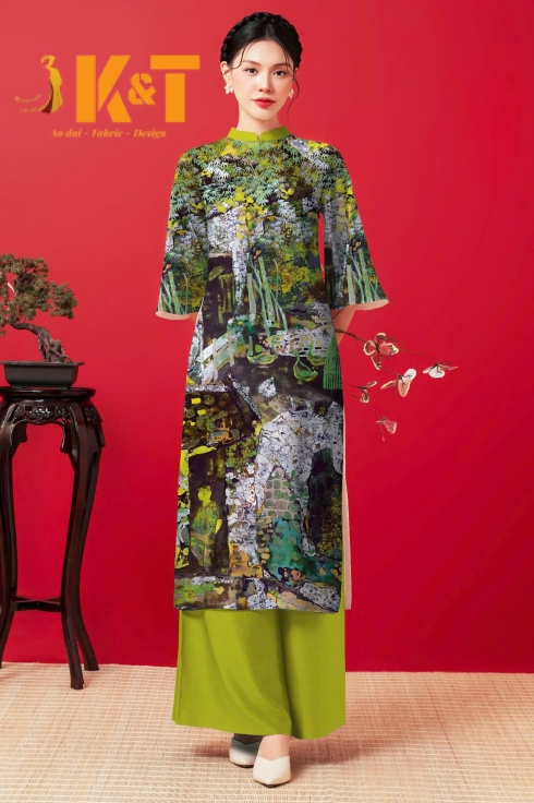 mẫu áo dài nữ KT93