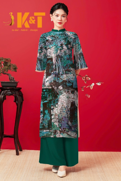 mẫu áo dài nữ KT94