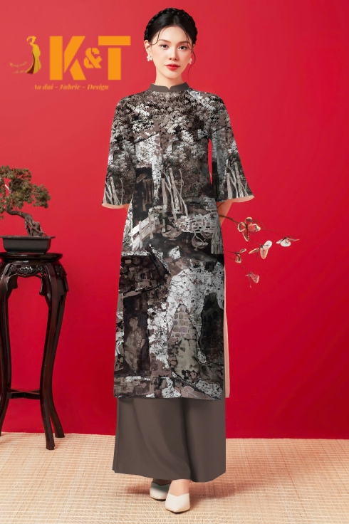 mẫu áo dài nữ KT95