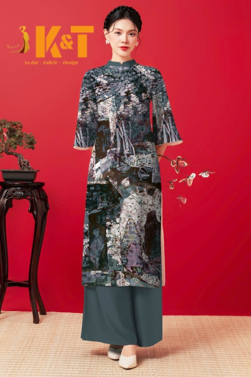 mẫu áo dài nữ KT96