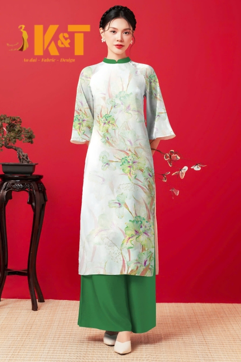 mẫu áo dài nữ KT88