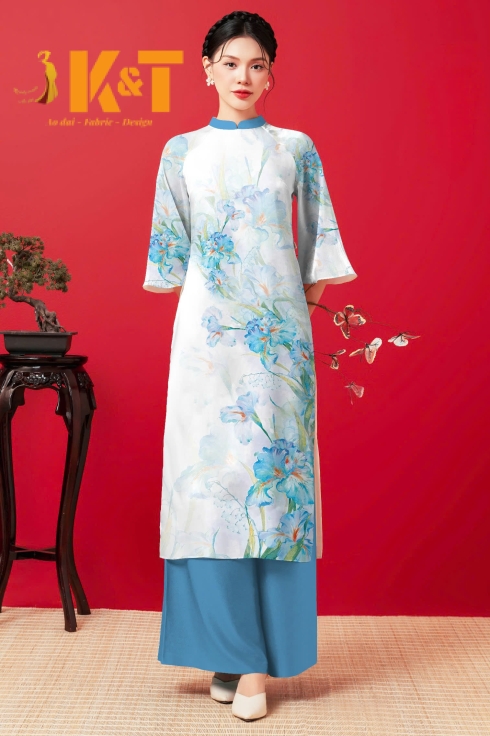 mẫu áo dài nữ KT89