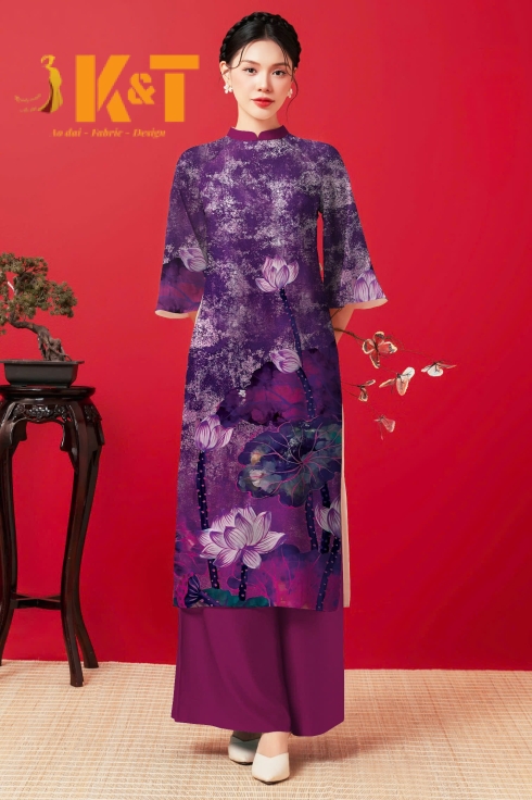 mẫu áo dài nữ KT85
