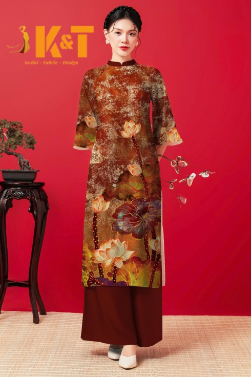 mẫu áo dài nữ KT86