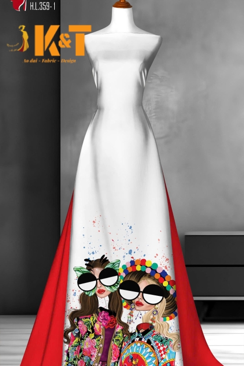 mẫu áo dài nữ KT31