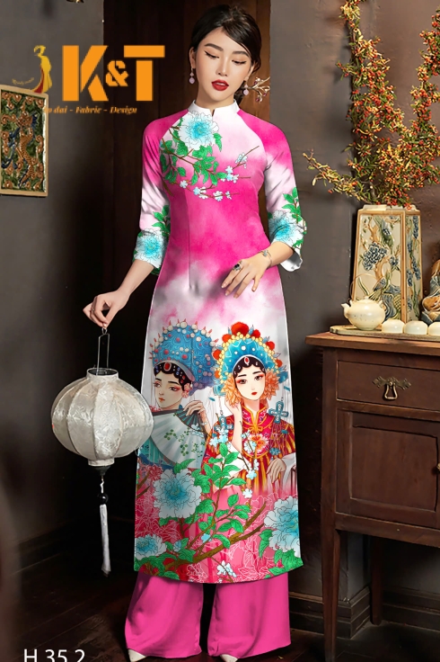 mẫu áo dài nữ KT3
