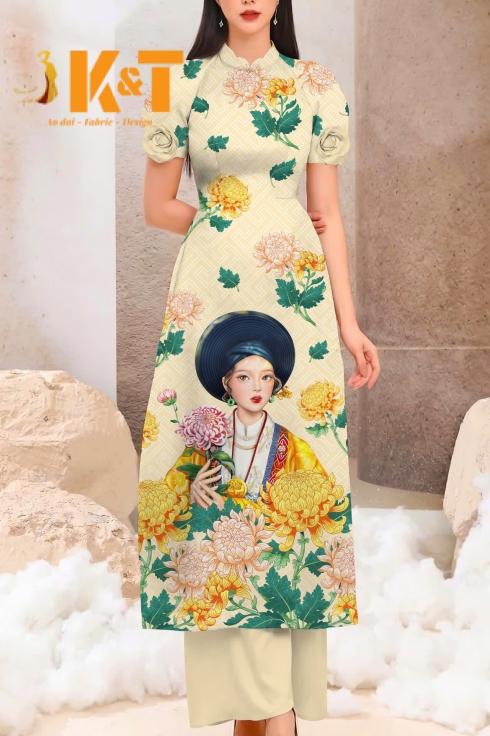 mẫu áo dài nữ KT50