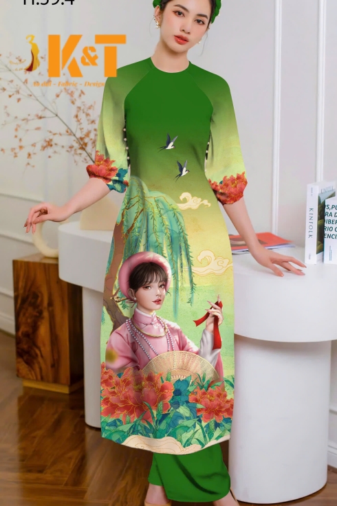 mẫu áo dài nữ KT52