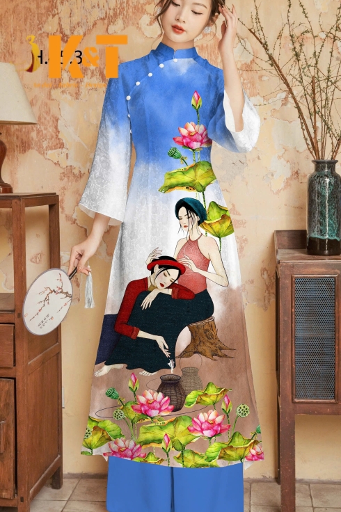 mẫu áo dài nữ KT7