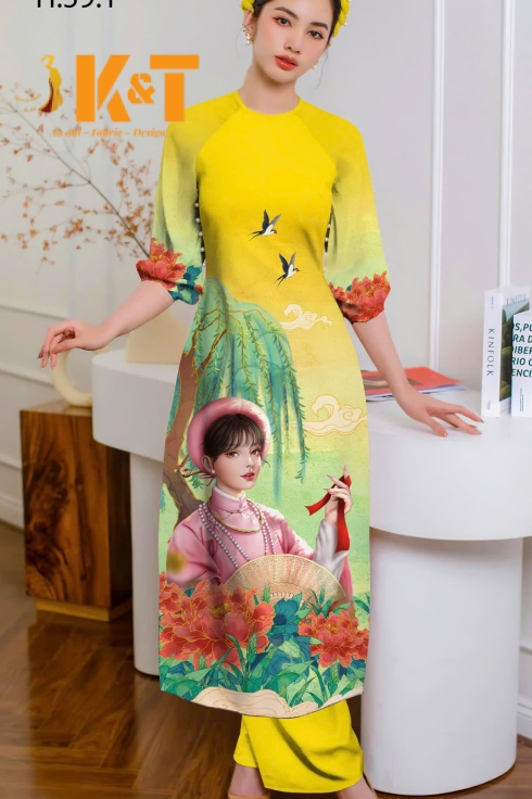 mẫu áo dài nữ KT60