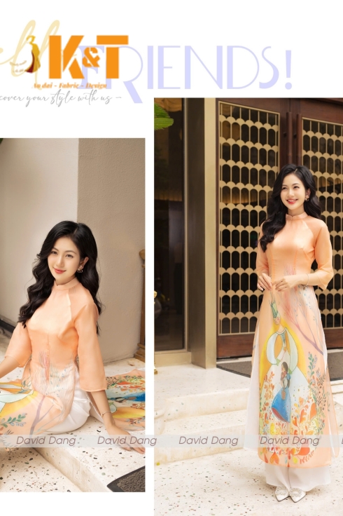 mẫu áo dài nữ KT84