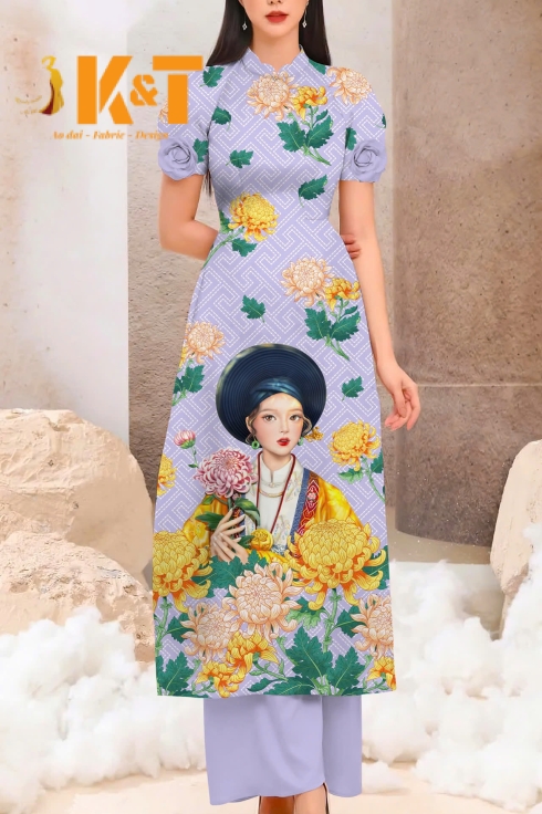 mẫu áo dài nữ KT54