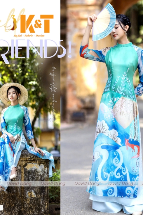 mẫu áo dài nữ KT82
