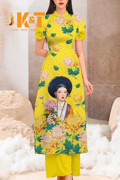 mẫu áo dài nữ KT48