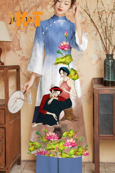 mẫu áo dài nữ KT36