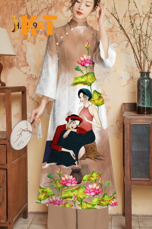 mẫu áo dài nữ KT11