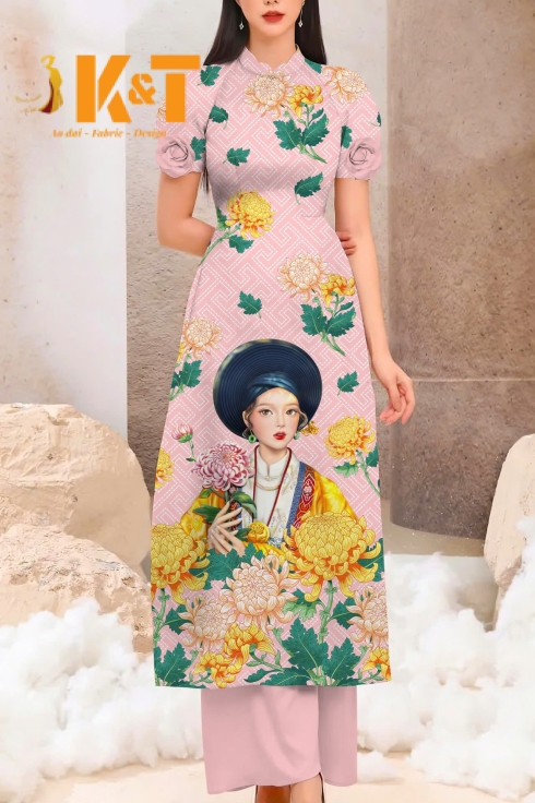 mẫu áo dài nữ KT49