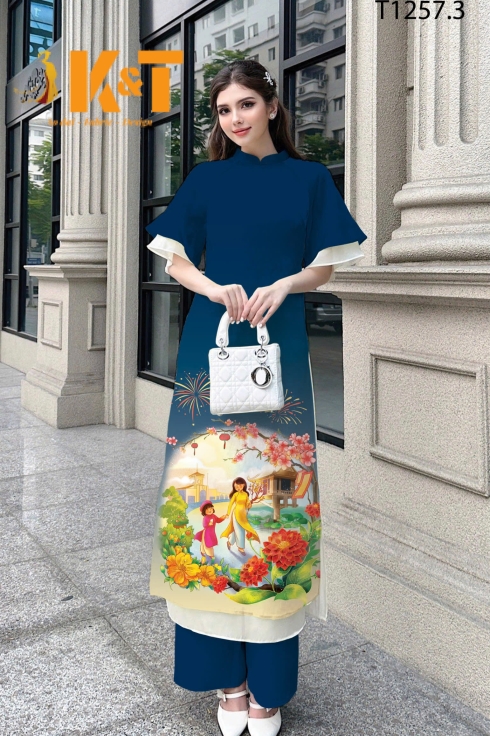 mẫu áo dài nữ KT72