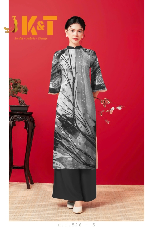 mẫu áo dài nữ KT19