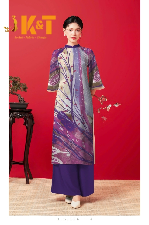 mẫu áo dài nữ KT17