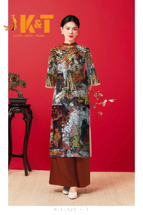 mẫu áo dài nữ KT92
