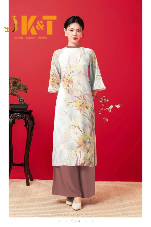 mẫu áo dài nữ KT90