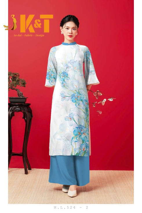 mẫu áo dài nữ KT89