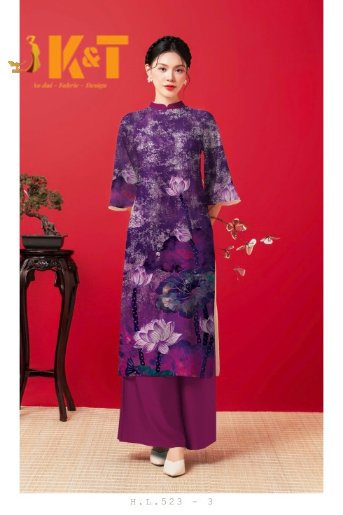 mẫu áo dài nữ KT85