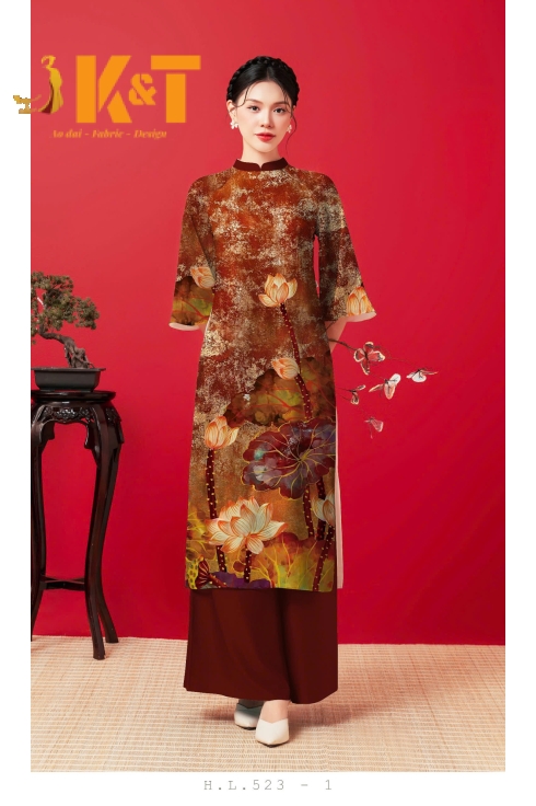 mẫu áo dài nữ KT86