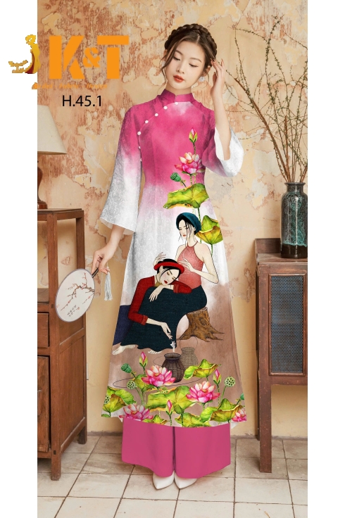 mẫu áo dài nữ KT32