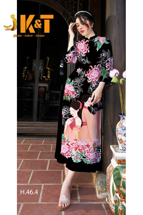 mẫu áo dài nữ KT38