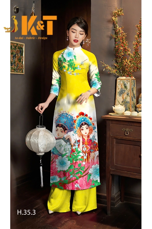 mẫu áo dài nữ KT5
