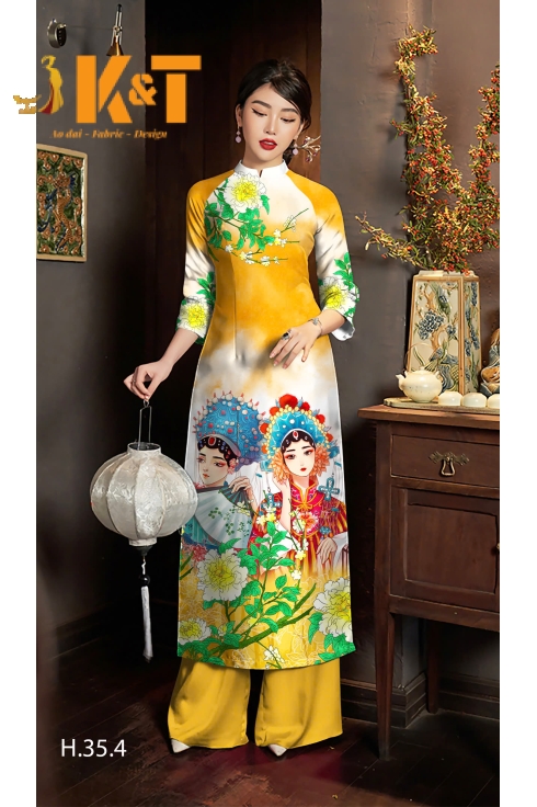mẫu áo dài nữ KT6