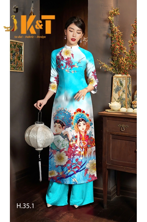 mẫu áo dài nữ KT1