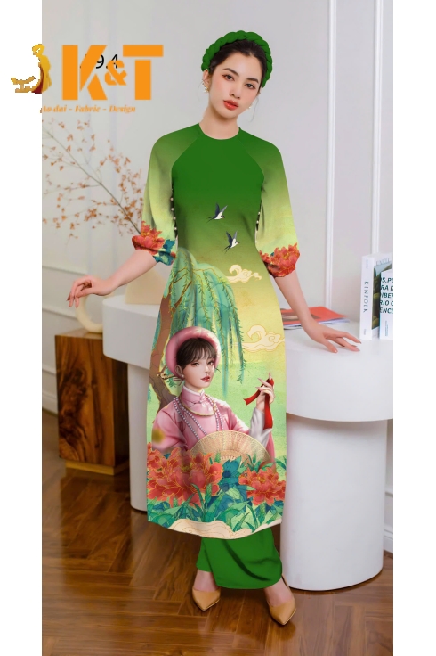 mẫu áo dài nữ KT52