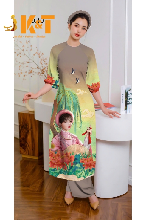 mẫu áo dài nữ KT59
