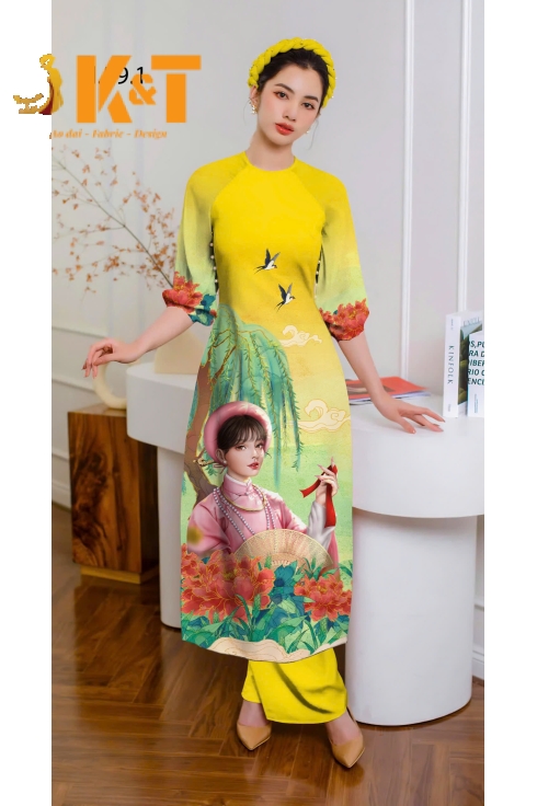 mẫu áo dài nữ KT60