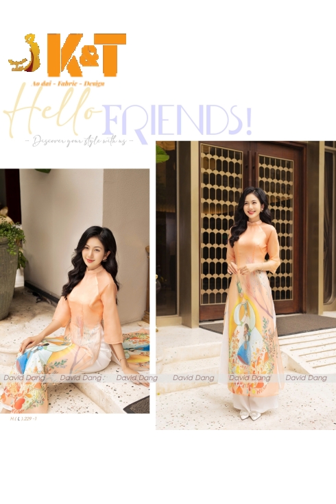 mẫu áo dài nữ KT84