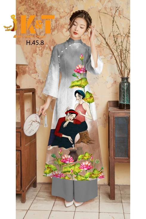 mẫu áo dài nữ KT9
