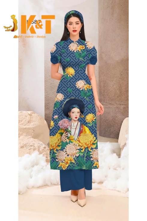 mẫu áo dài nữ KT46