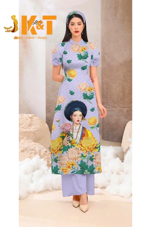 mẫu áo dài nữ KT54