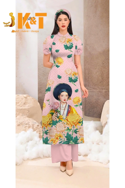 mẫu áo dài nữ KT49