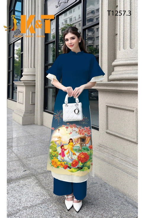 mẫu áo dài nữ KT72