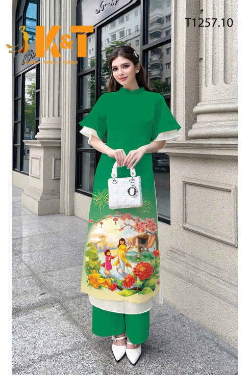 mẫu áo dài nữ KT70
